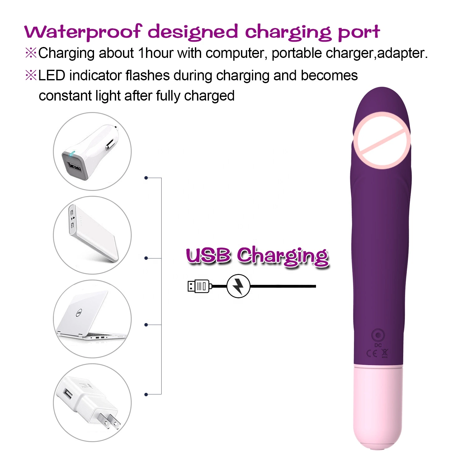 Cheap G Spot hembra Vagina Pussy masajeador Vibrador Dildo de silicona para mujeres