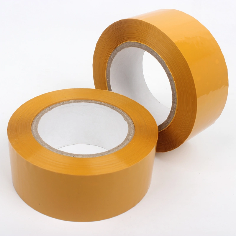 50mmx100m Brown Packing Tape Tan/Clear 2" Water Acrylic Adhesive