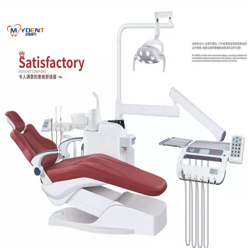 Usine d'approvisionnement direct de chaise d'unité dentaire médicale intégrale avec lumière de polymérisation LED approuvée CE