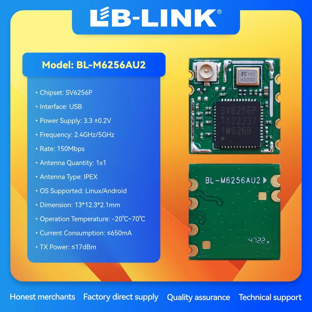 MÓDULO USB 802,11 LB-LINK BL-M6256AU2 1T1R WIFI4 a/b/g/n