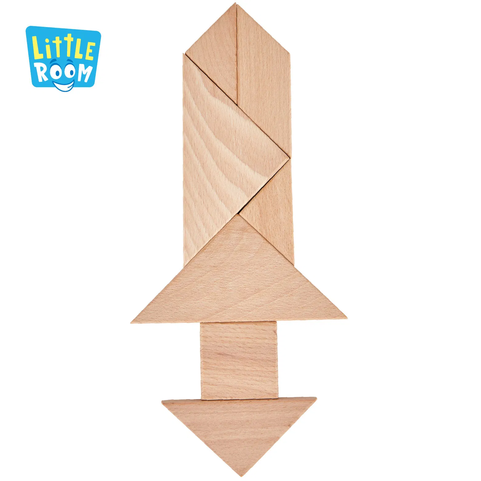 Early Learning Wooden Geometry Color Separation Geometry Mirror Puzzle for Kids