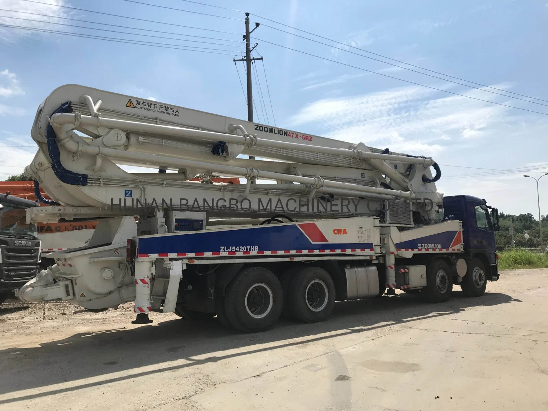 Factory Price Volvo 36m 37m 42m 47m 48m 49m 52m 53m 56m 58m 62m Concrete Pump Truck Mounted