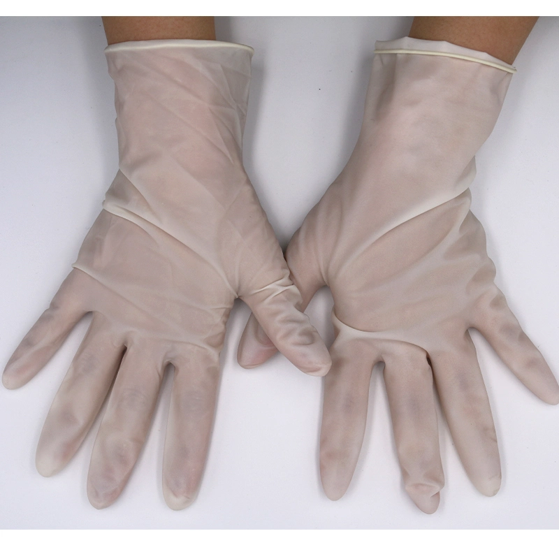 Industrial Safety Protective Powdered Powder-Free Examination Latex Gloves