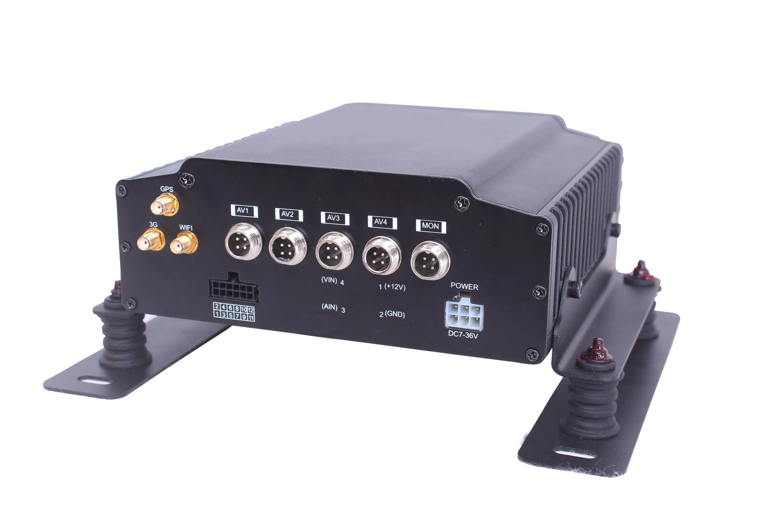 4CH HDD Mobile DVR with Dual SD Card for Truck & Bus Security