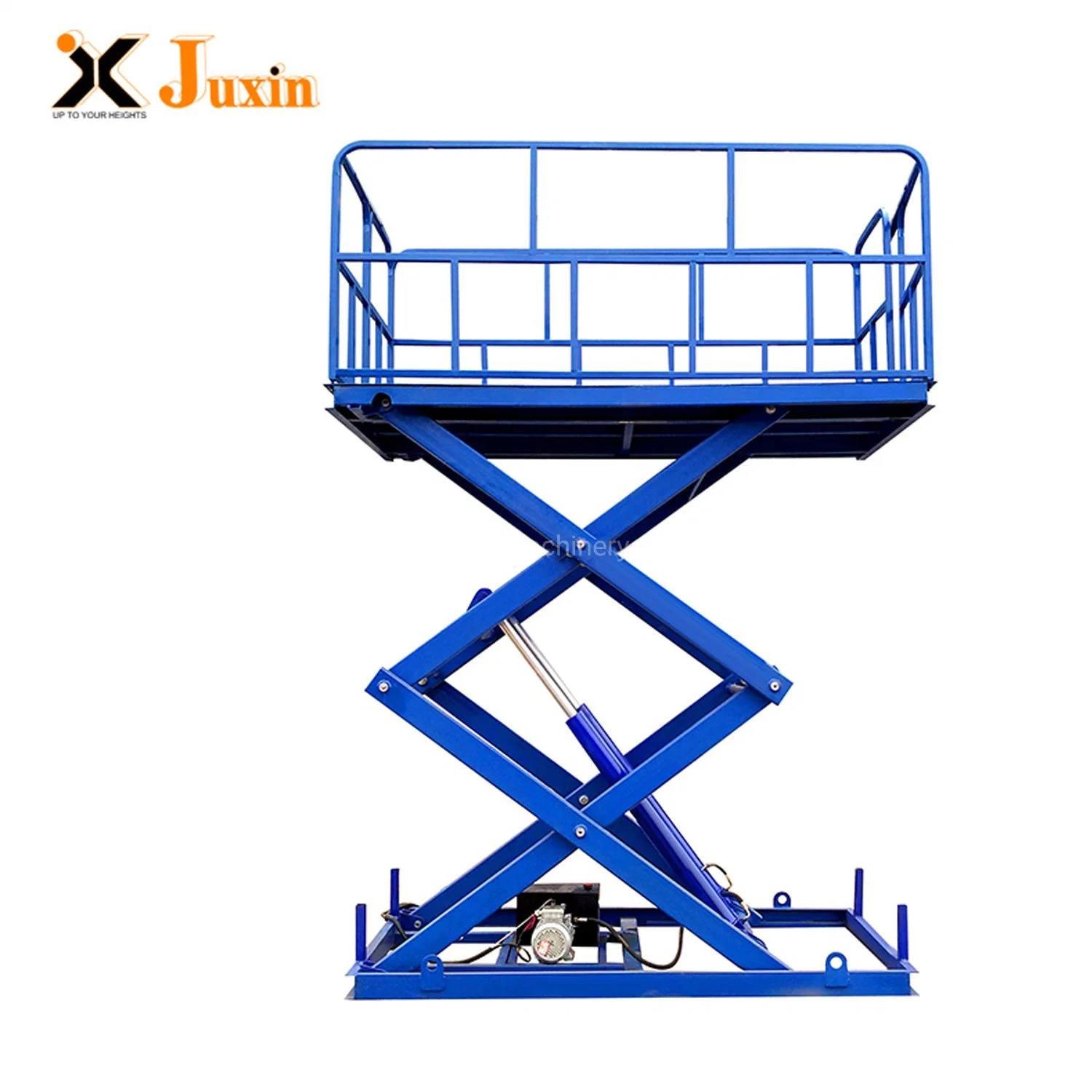 2019 Ztsjg Scissor Type Portable Hydraulic Car Lifts Stationary Scissor Elevator for Sale