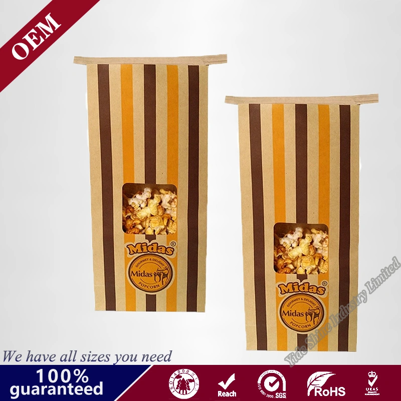 12PCS Popcorn Bags Paper Party Gifts Favor Candy Treat Popcorn Boxes for Wedding Party Supply Decoration Christmas Birthday