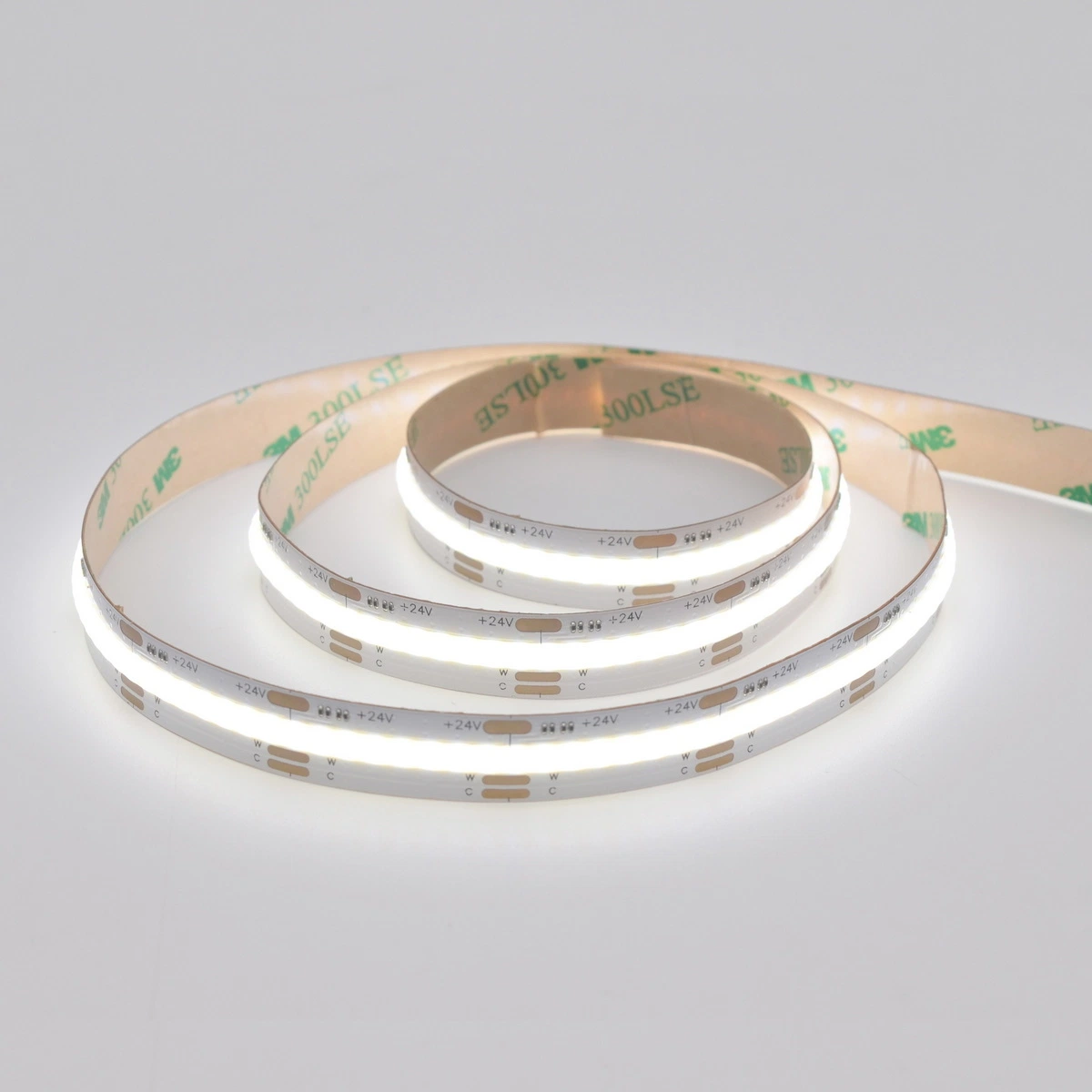 Customized DC24V RGB COB LED Lighting Strip for Decoration Lighting