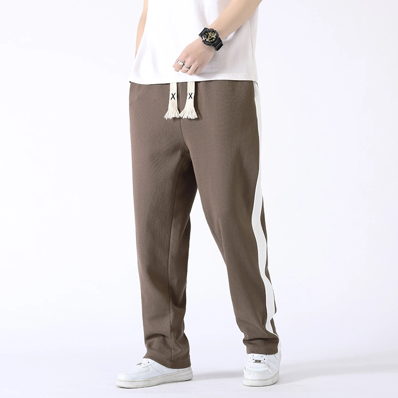 Free Sample Knit Men Jogger Pants with Pockets Multi Color