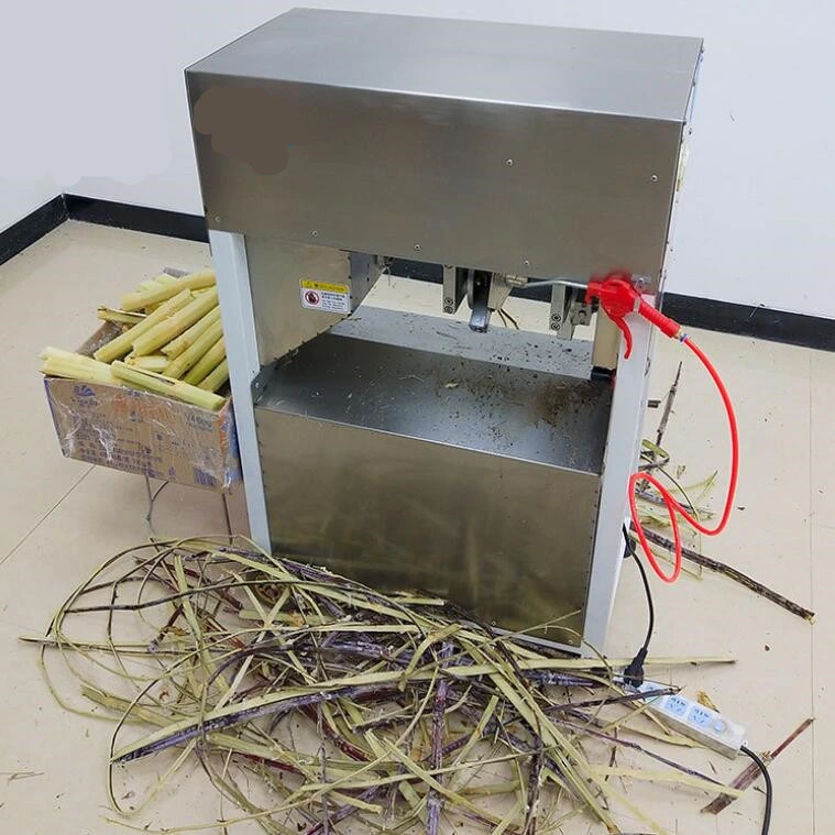 Máquina automática de seccionamento do nivelador de cana-de-açúcar em aço inoxidável