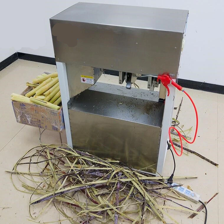 Automatic Stainless Steel Sugar Cane Peeler Sectioning Machine