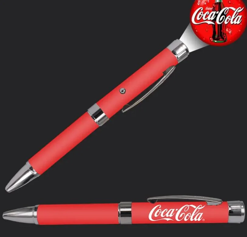 Promoción Publicidad lápiz ligero proyector logotipo lápiz láser LED Pen