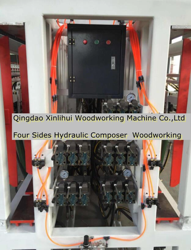 Four Side Hydraulic Composer Woodworking Machine/ Wood Hydraulic Rotary Composer Machine