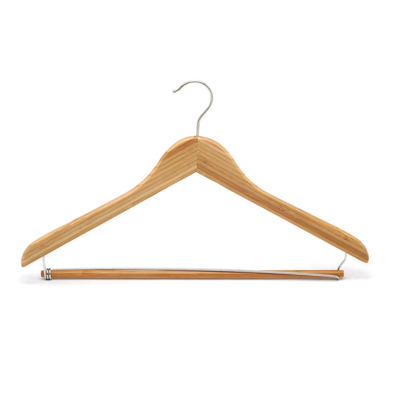 Eoncred Bamboo Hanger Eco Friendly Coat Hanger Customized Logo