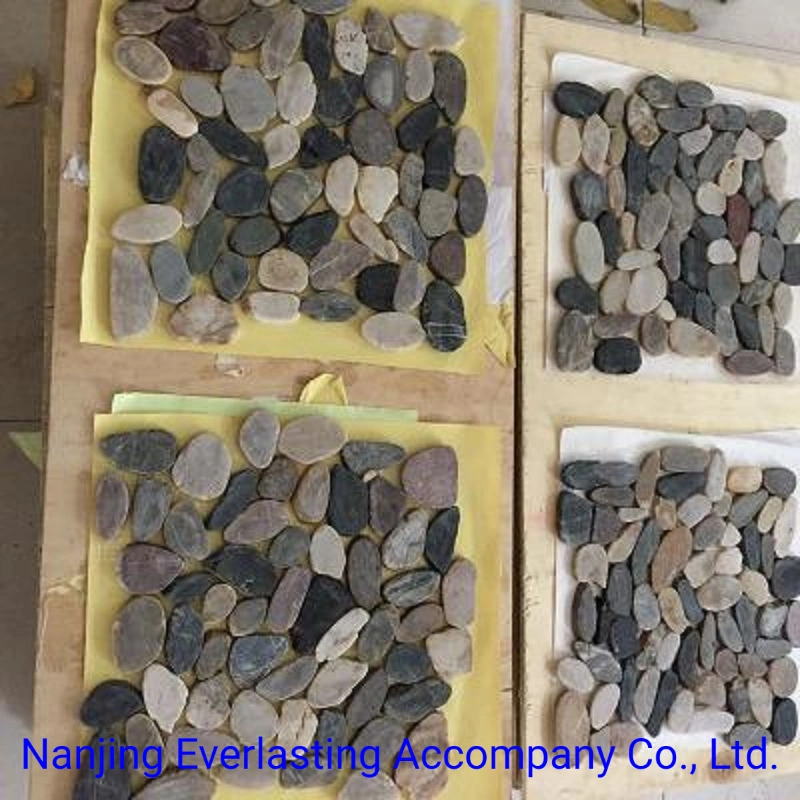 Black Pebble High quality/High cost performance Marble Natural Stone Mosaic