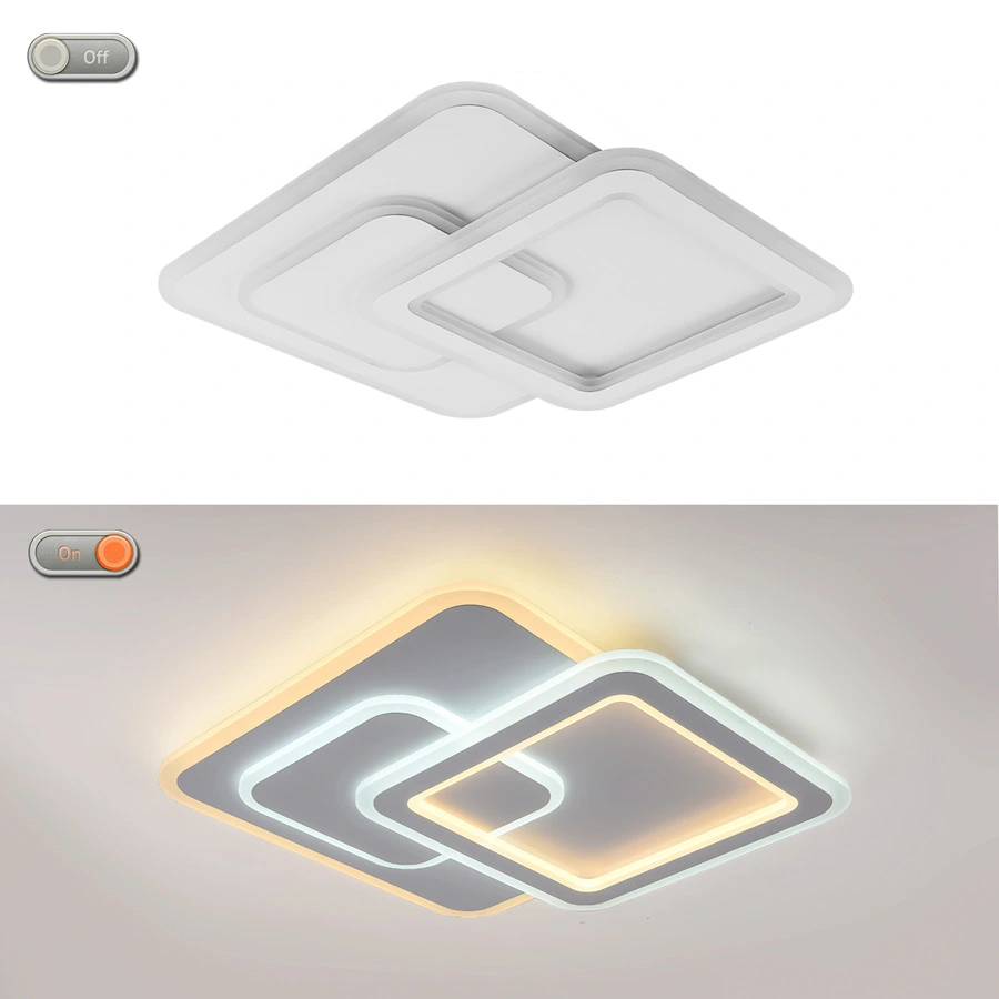 El circuito APP 3 colores de la luz de lámpara de araña de acrílico de Control Remoto de lámpara de techo LED