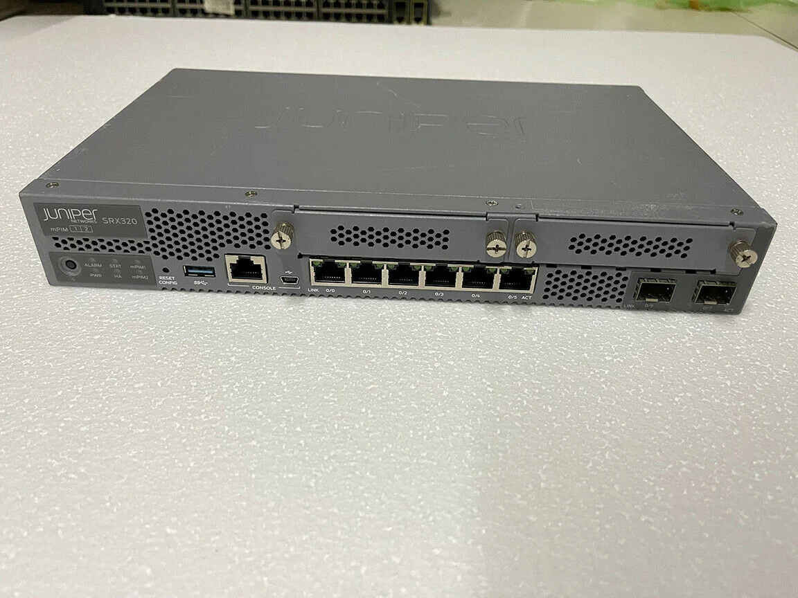 New Juniper Srx320-Sys-Jb Srx320 8ge Services Gateway Firewall Srx320-Sys-Jb