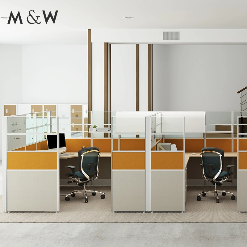 Divider Partition Desks Cubicle Desk Wood Table L Shape Workstation Office Furniture