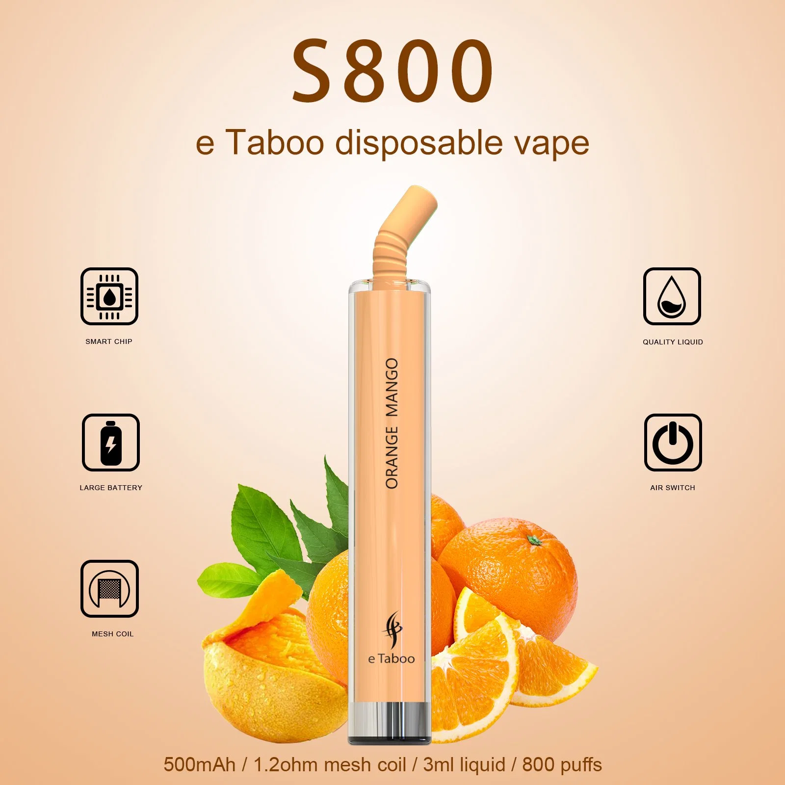 OEM ODM 0 ٪ 2 ٪ 3 ٪ 5 ٪ نيكوتين الحليب المهلك الشاي كوب Ecig 800 Puff