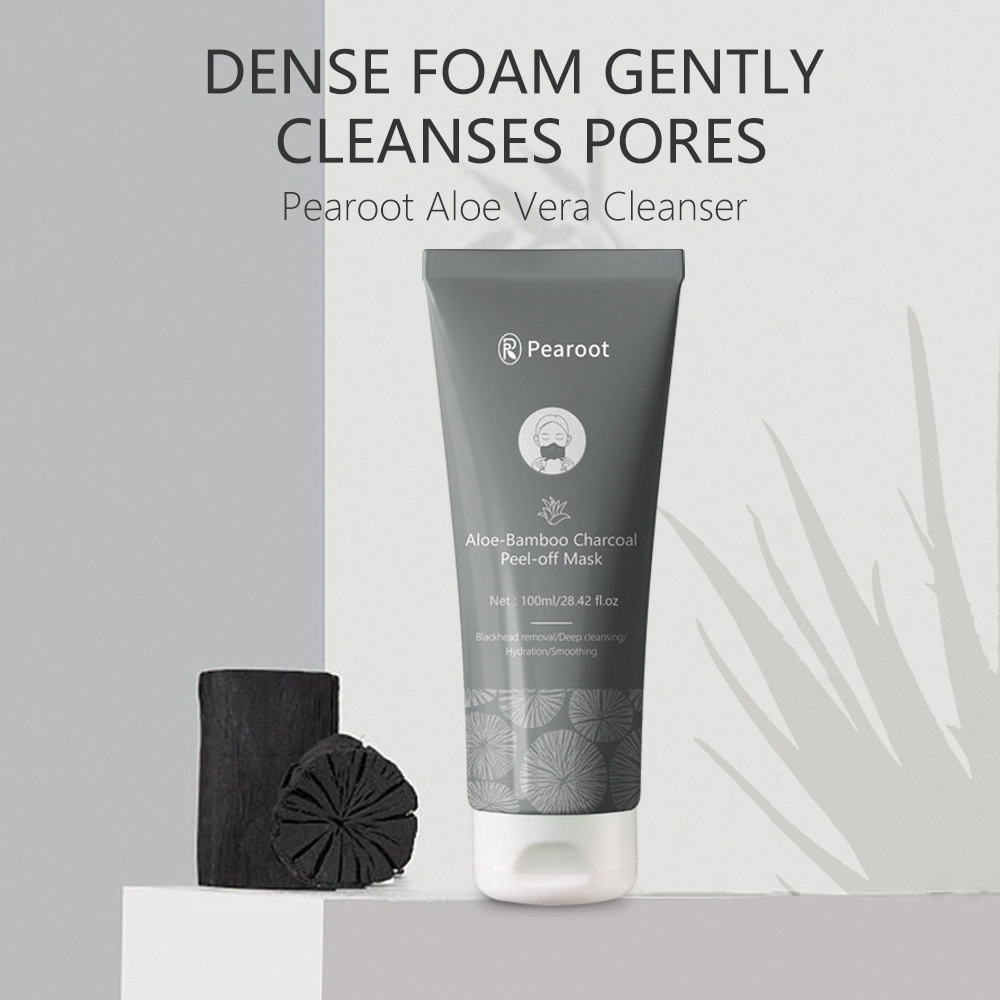 Aloe and Bamboo Charcoal Gentle Cleansing Skin Care Peel Mask