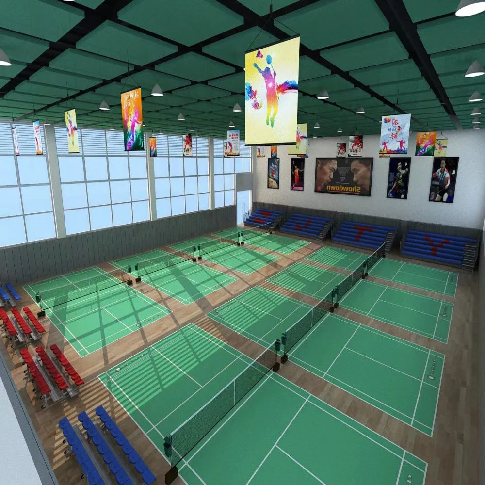 2021 pisos de azulejos do piso Ginásio de Esportes Basquete Ténis Voleibol Kabaddi Pickleball PVC piso em azulejos do piso Ginásio de Esportes Badminton Tapete do Tribunal