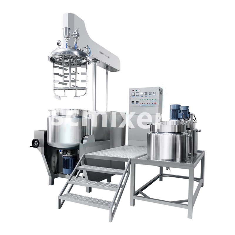 Vacuum Homogeneous Emulsifying Machine Cosmetics Agitator Sun Screen Emulsification Blender /Mixer Machine