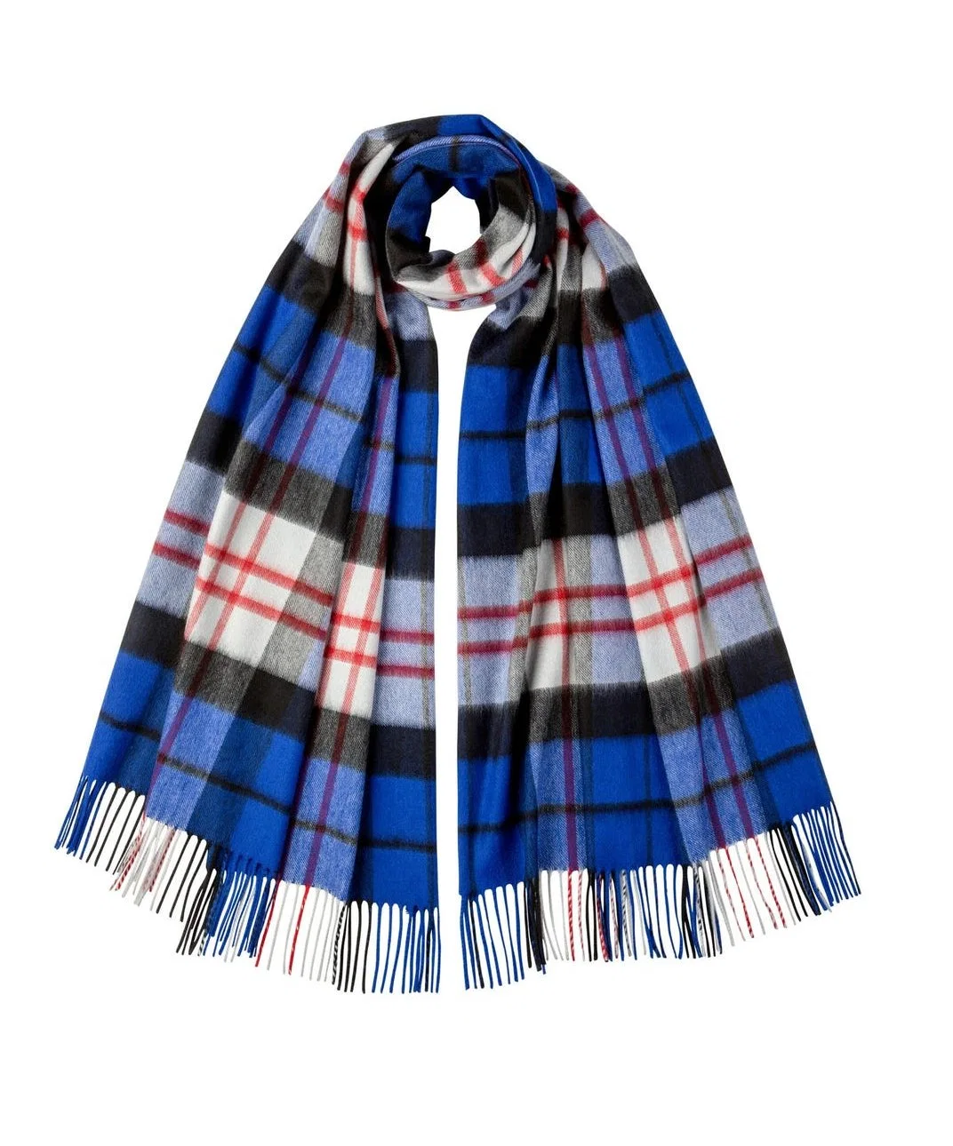 100% Cashmere Classic Tartan verificar robó señoras bufanda