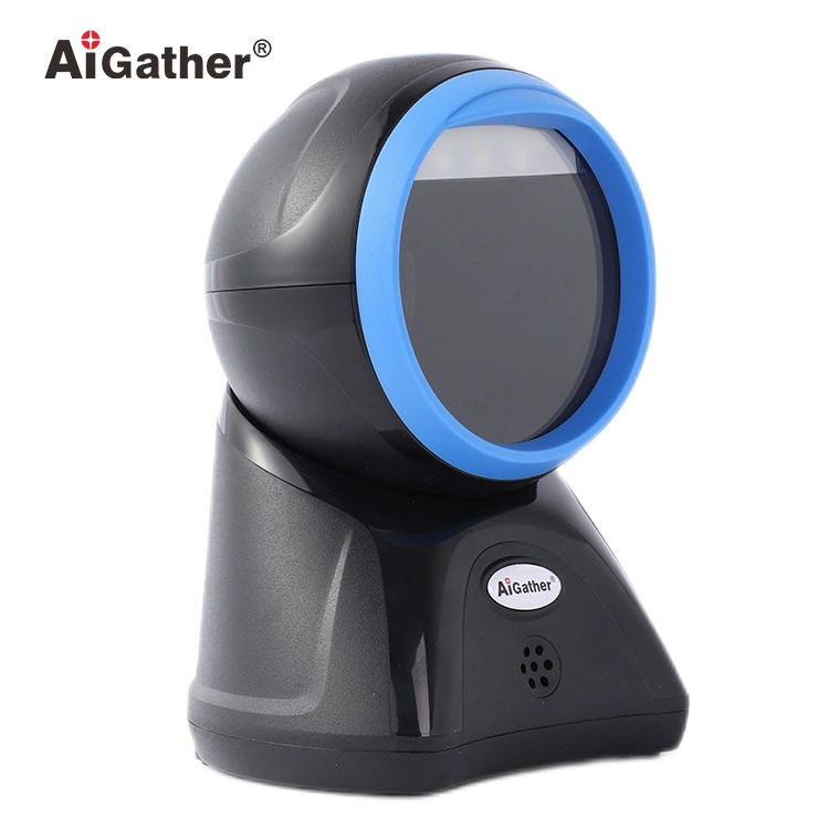 Anti-Fall Desktop 2D Qr Code Barcode Scanner with Global Shutter