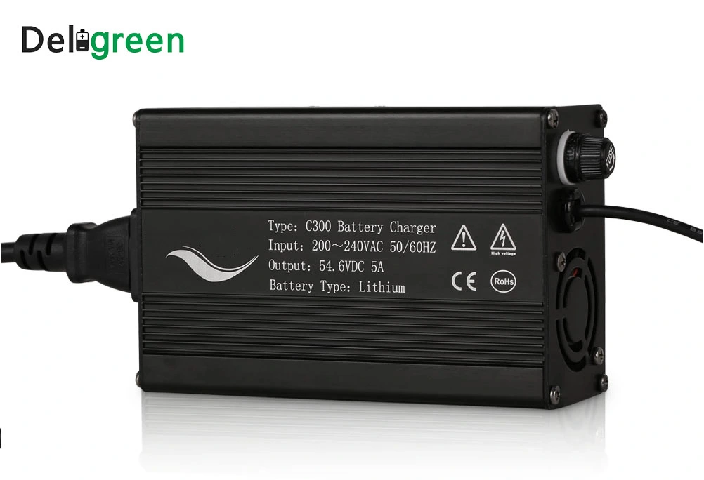 16s 60ah LiFePO4 Battery Charger 58.4V 48V 15A Auto Battery Charger 900W