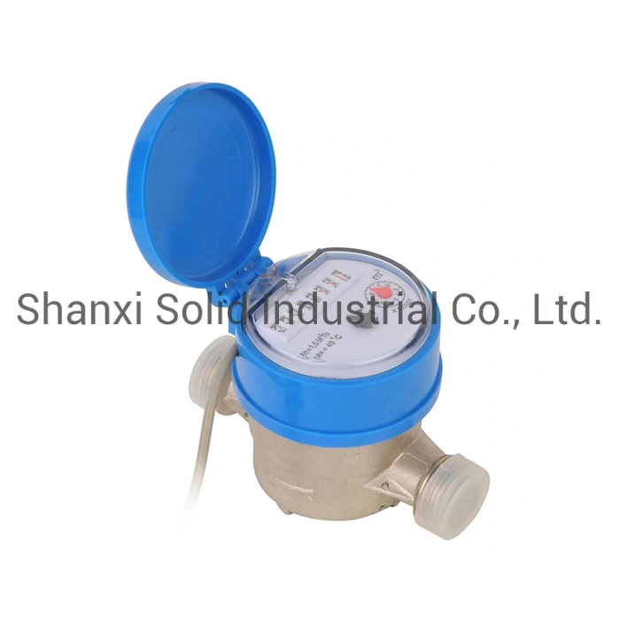 Class B Brass Single Jet Impulse Water Meter with Pulse Output