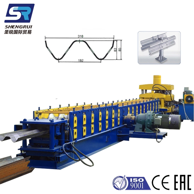 Road Construction Crash Barrier Highway Guardrail Automatic Cold Roll/Rolling Forming/Former Making Machine