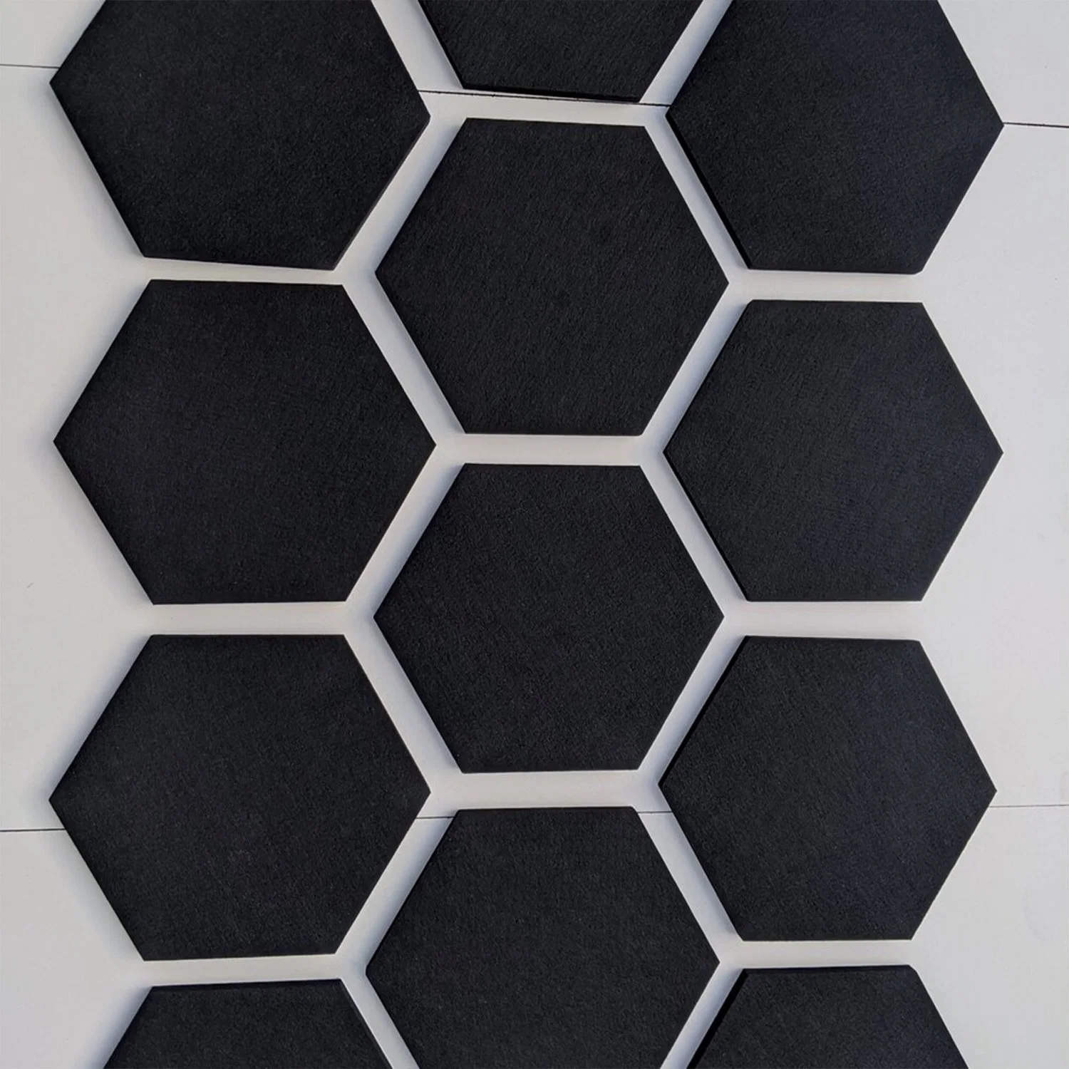 Polyester Fiber Acoustic Panels Hexagon Polyester Decorative Sound Acoustic Wall Panels