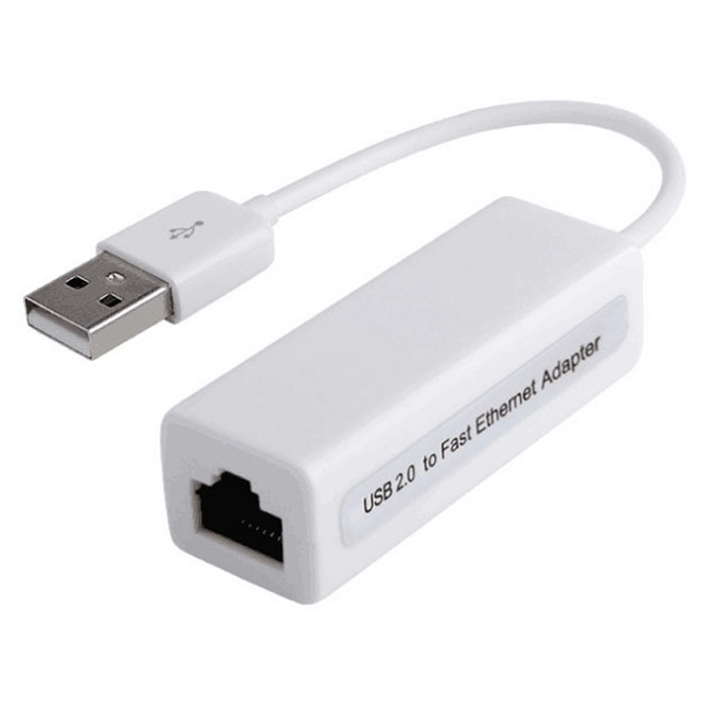 USB 2.0 Drive-Free Network Card with Cable RJ45 LAN Ethernet Converter Suitable for PC Notebook