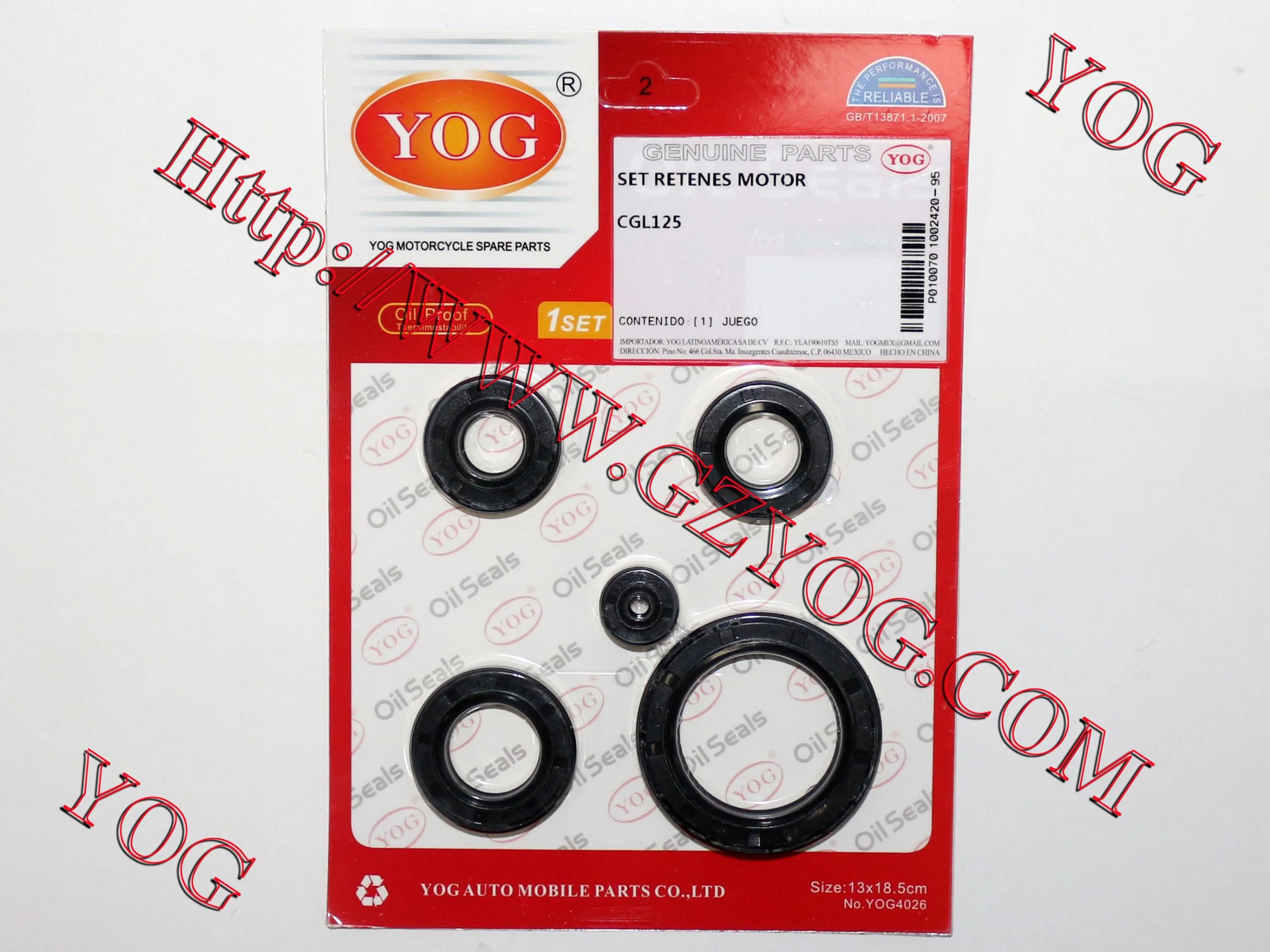 Yog Motorcycle Parts Oil Seal Kit All Size Seal Honda Bajaj Tvs