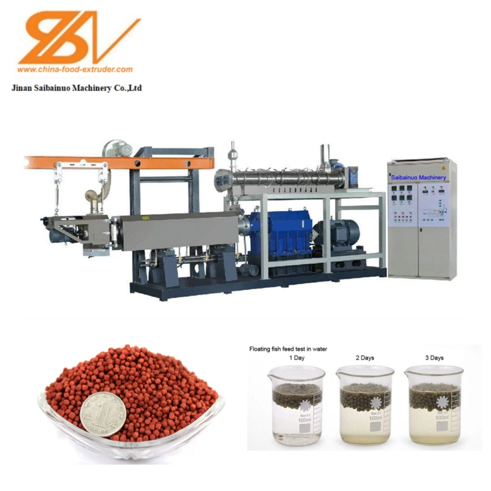 Pet Food Fish Feed Twin Screw Extruder Machine