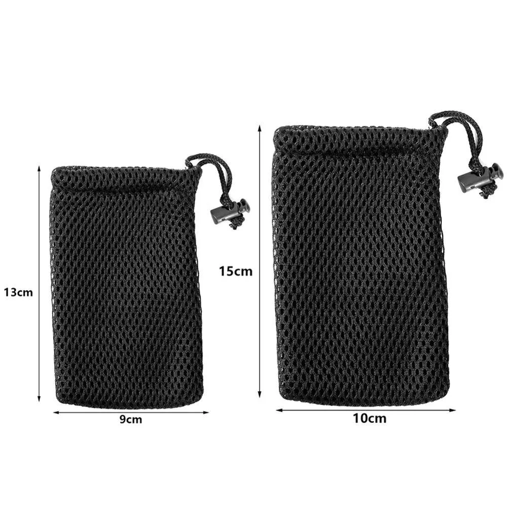 Travel Outdoor 3c Activity Nylon Mesh Drawstring Storage Pouch Bag