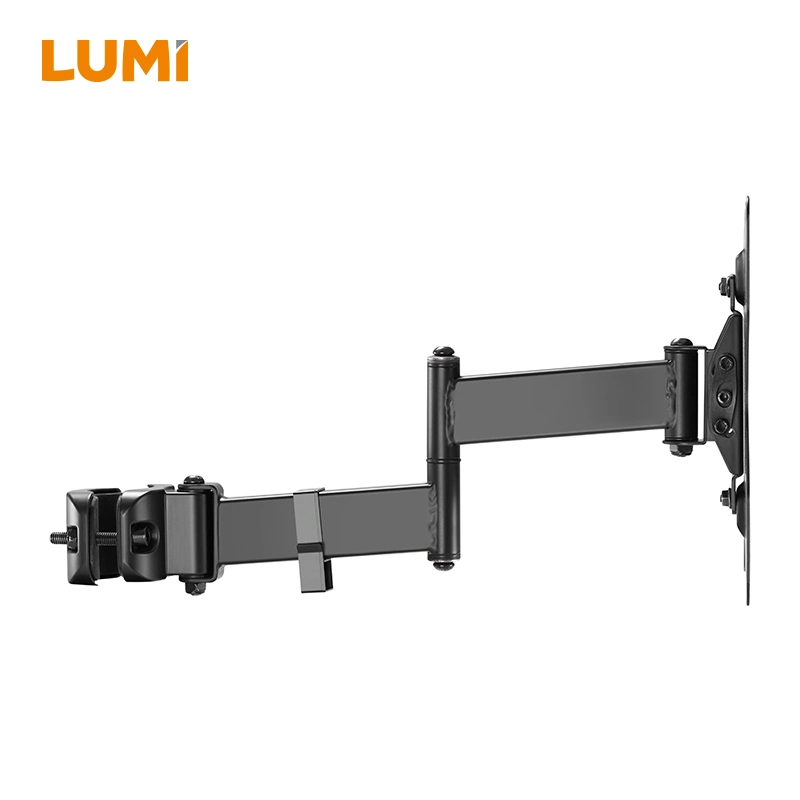 Venta caliente inclinación Full-Motion aluminio giratorio Universal TV Montaje en poste para televisores de 23"-42"