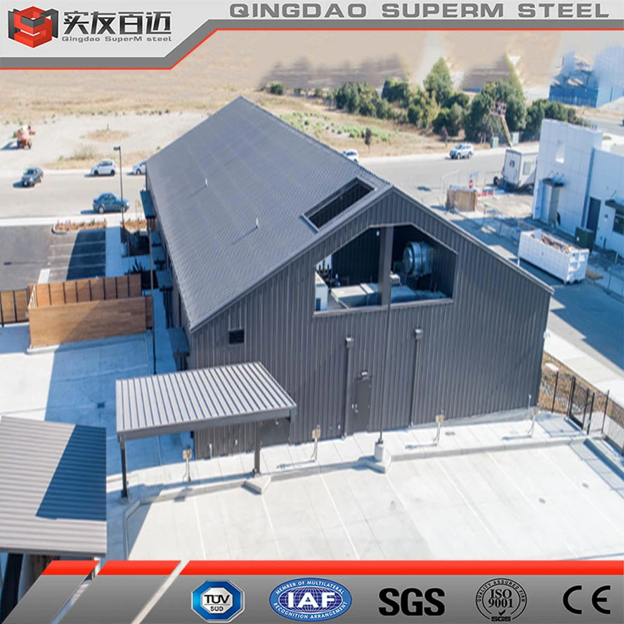 Prefab House China Kit de taller de acero Precio Prefabricados Metal Garage Almacenamiento material de construcción estructura de acero almacén