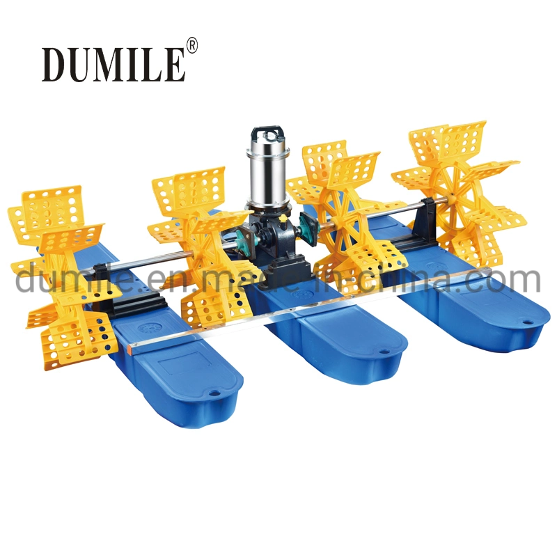 Floating Water Multi-Impeller Fish Pond Paddle Wheel Aerator Splash Pond Aerator for Aquaculture