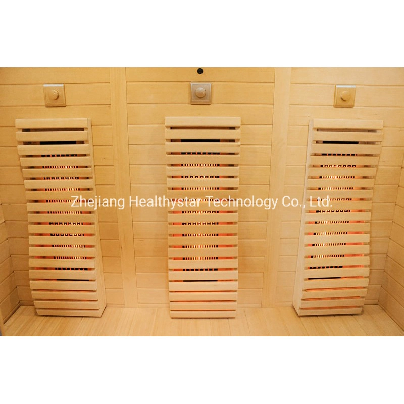 Indoor Hemlock Wood Full Spectrum Infrared Sauna Room