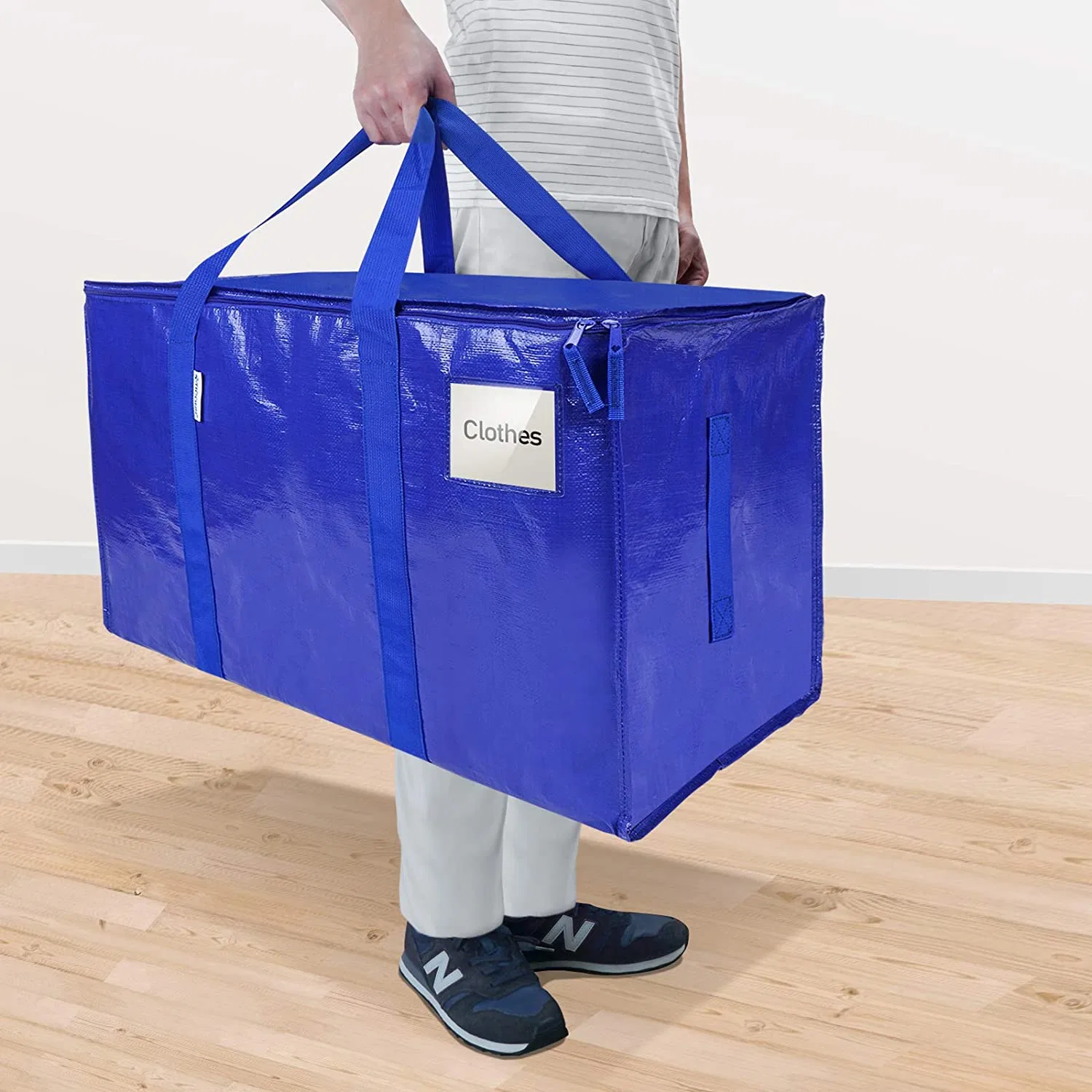 6 Pack Extra Large Moving Bags with Zippers & Carrying Handles