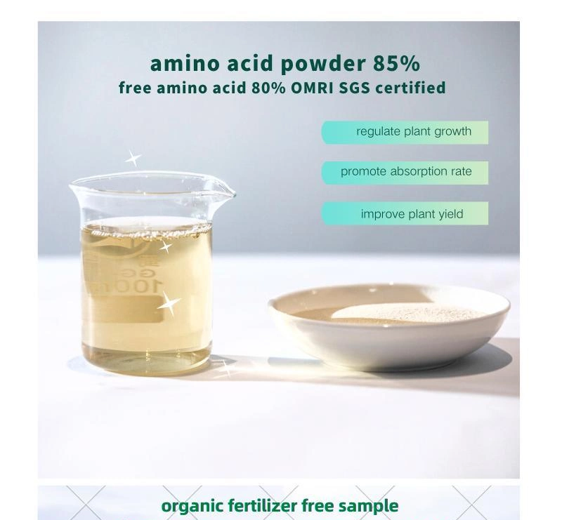 Omri List Soy Protein Hydrozate amino الأحماض النتروجين الأسمدة أمينو الحمض 85% 16-0-0