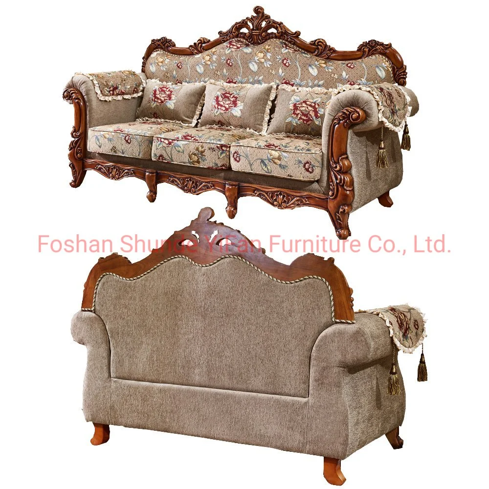 Foshan Mayorista/Proveedor de hogar fábrica de muebles salón sofá de tela en color muebles opcionales y sofá cama asiento
