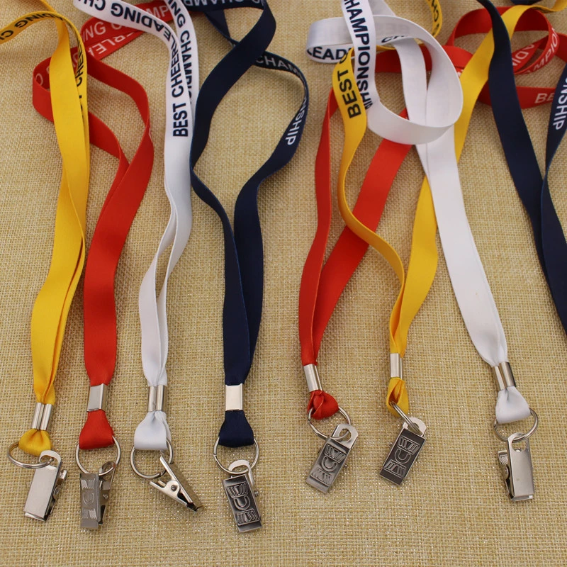 Maßgeschneiderte Günstige Werbegeschenk Halsband Polyster Sublimation Gewebten Lanyards