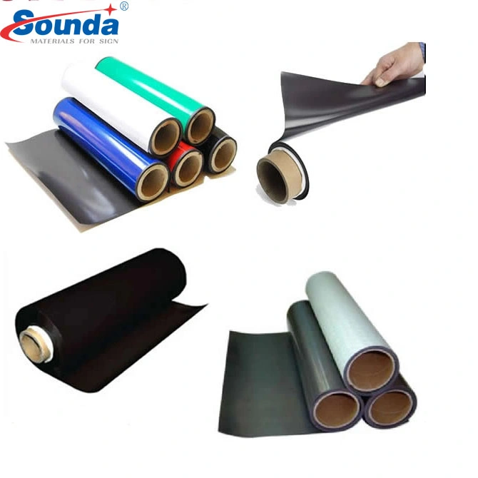 Adhesive Rolling Magnetic Rubber Sheets for Refrigerator