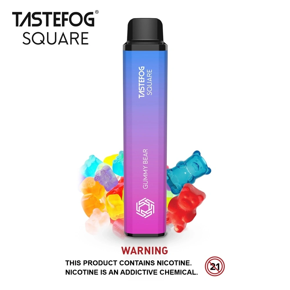 Tastefog Square 3500 أطواق السجائر الإلكترونية القابلة للتفتيت القرود بالجملة 2% النيكوتين المالحة