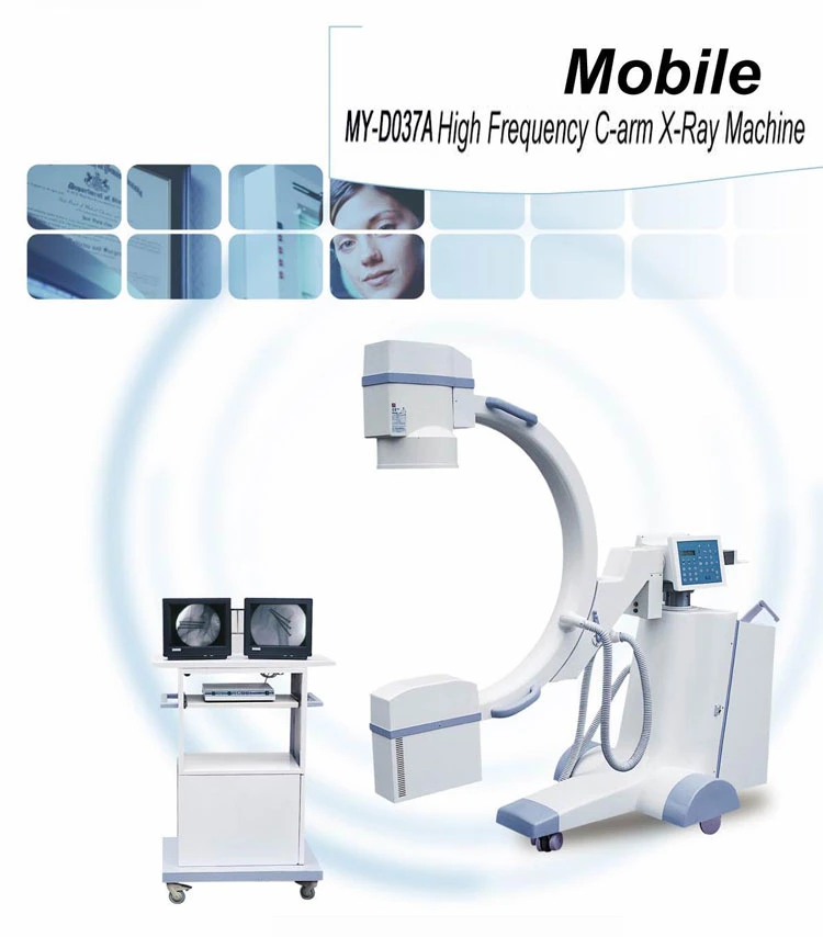 Mon-D037e haute fréquence numérique mobile Fpd C-Arm du système de la machine (5,0 kW, 100 mA)