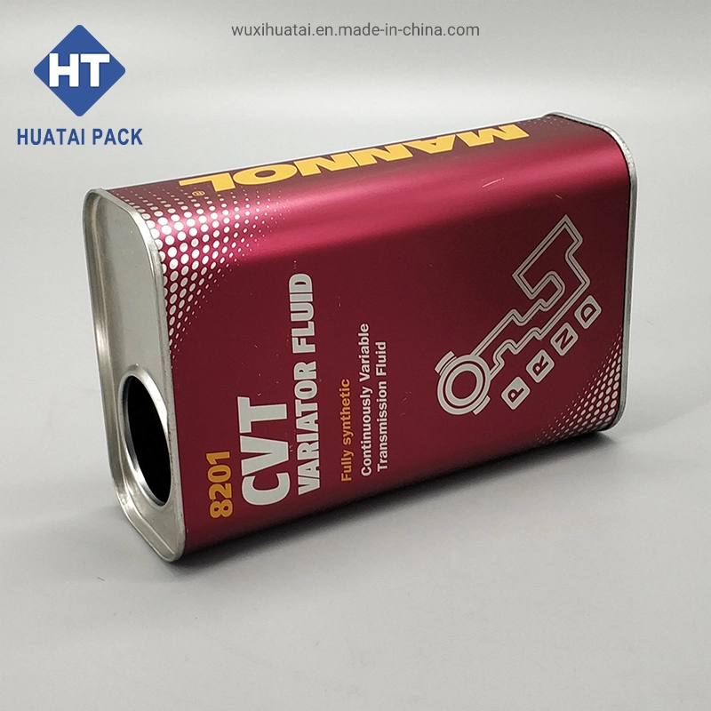 Printing Metal Empty Tin Can 1L Square Box