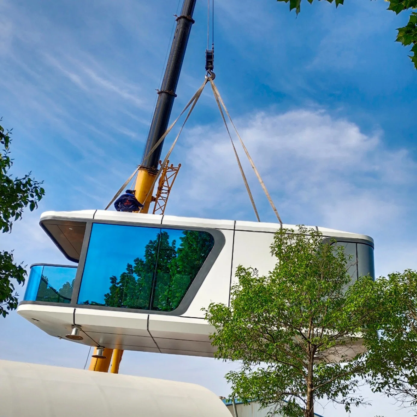 Vorgefertigte Hütte Tiny Space Capsule Container House Homes Hotel für Verkauf