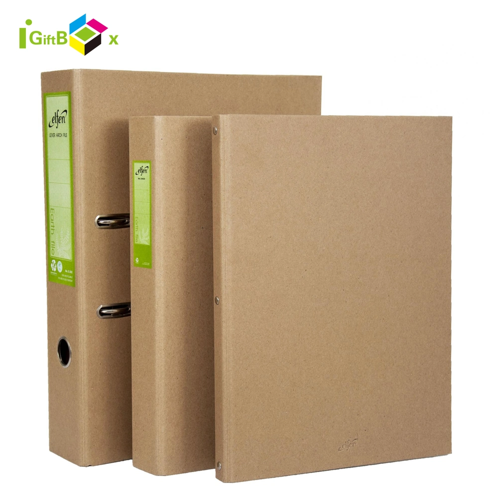 Custom Printed Cardboard Paper Lever Arch File Ring Binder