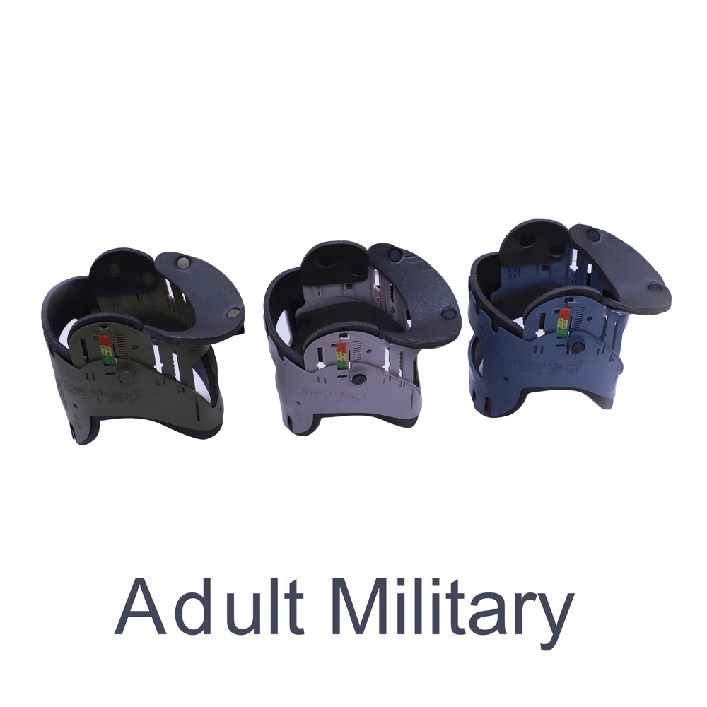 Adjustable Cervical Collar Military Style Cervical Collar Neck Support Brace Neck Collar Extrication Collar First Aid Rescuing Safe Transportation with FDA